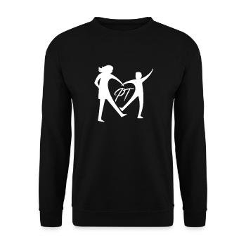 Physiotherapy - Unisex Sweatshirt - black - Front - Alina (178cm) & Michal (187cm)