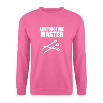 Acupuncture Maître - Sweat-shirt Unisexe - rose - Devant