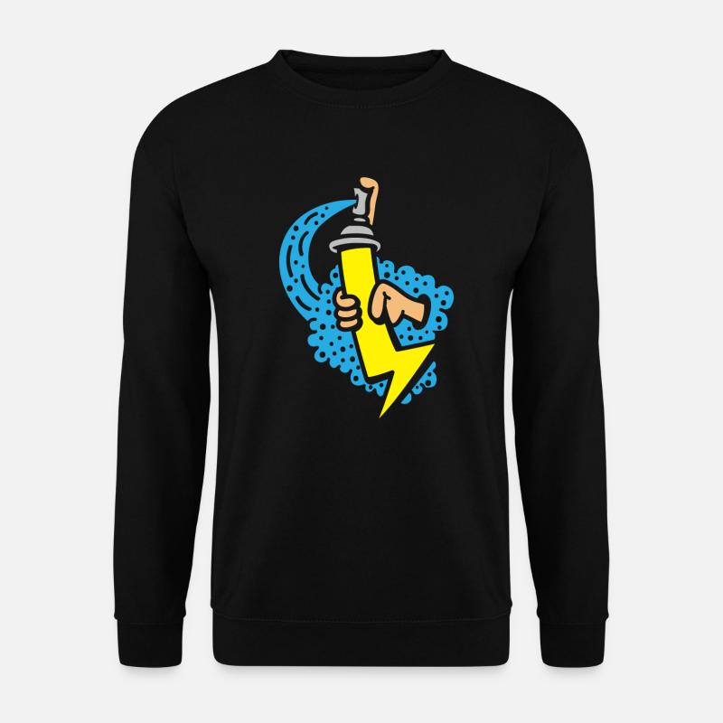 Graffiti - Unisex Pullover - Schwarz