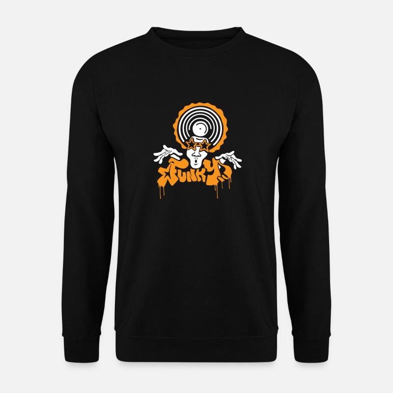 DJ Oldschool Funky - Sweat-shirt Unisexe - noir