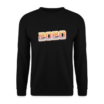 2020 Future Retro - Unisex Sweatshirt - black - Front - Alina (178cm) & Michal (187cm)