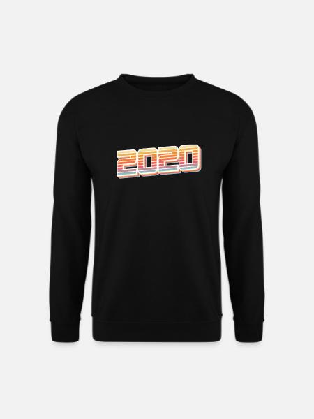 2020 Future Retro - Unisex Sweatshirt - black