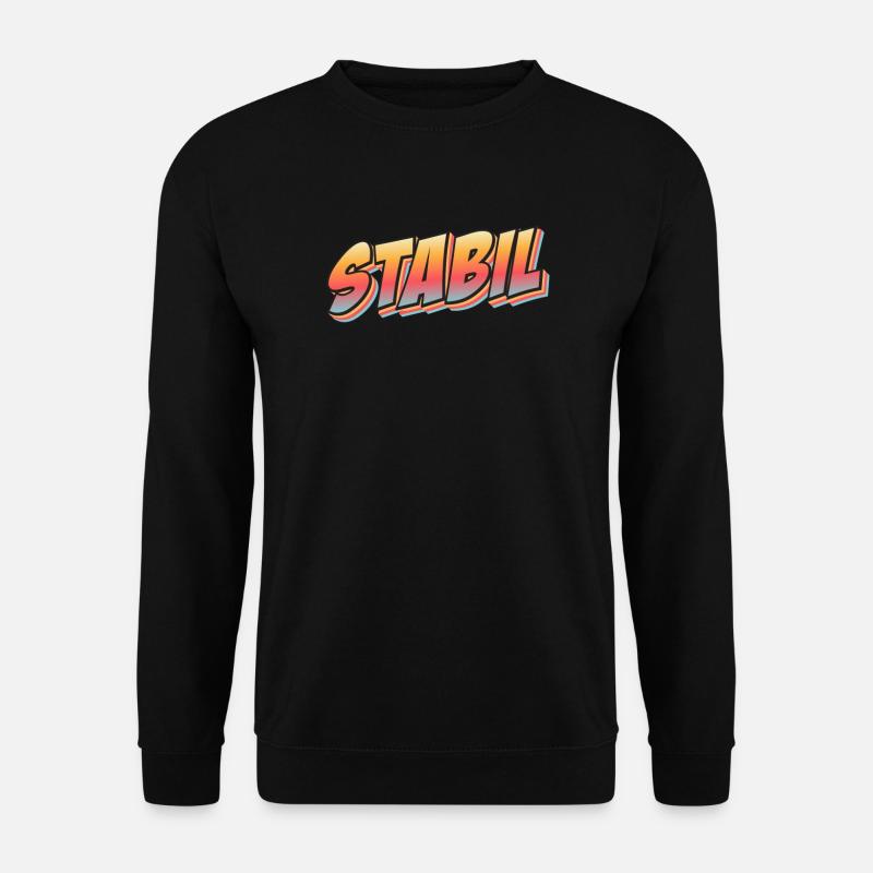 Stabil Comic - Unisex Pullover - Schwarz