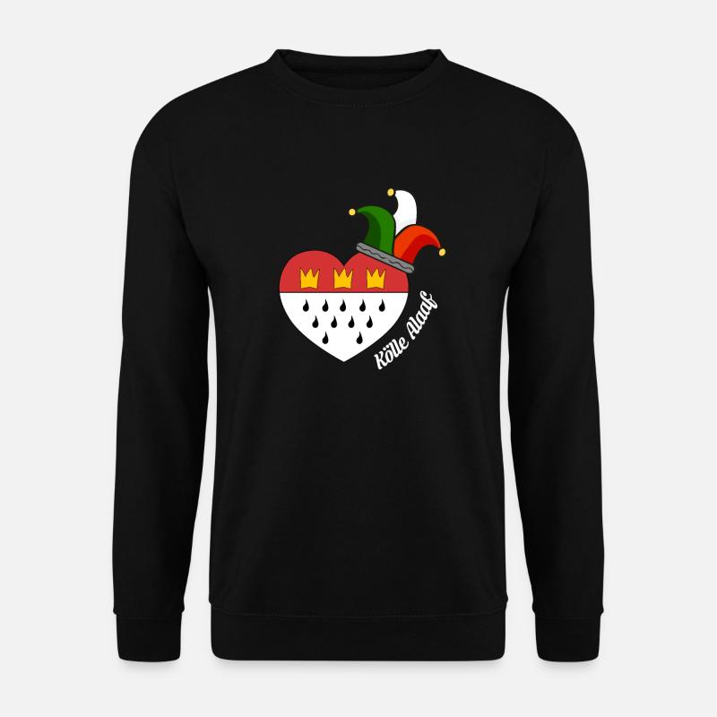 Kölle Alaaf Kölner Dom Karneval Kölsch - Unisex Pullover - Schwarz