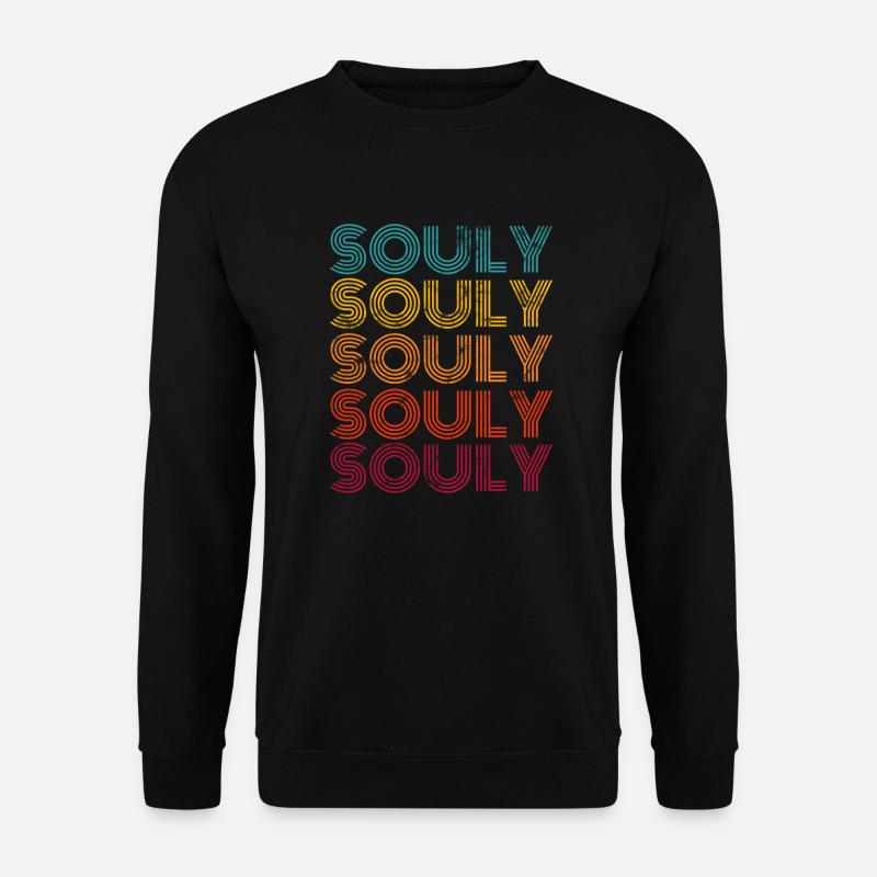 Soul Music Retro - Unisex Pullover - Schwarz