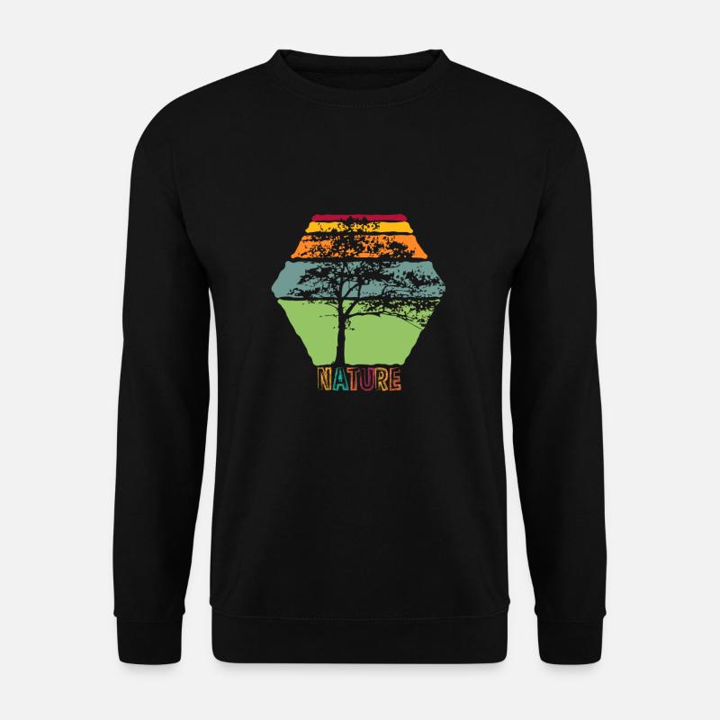 Natur Nature - Unisex Pullover - Schwarz