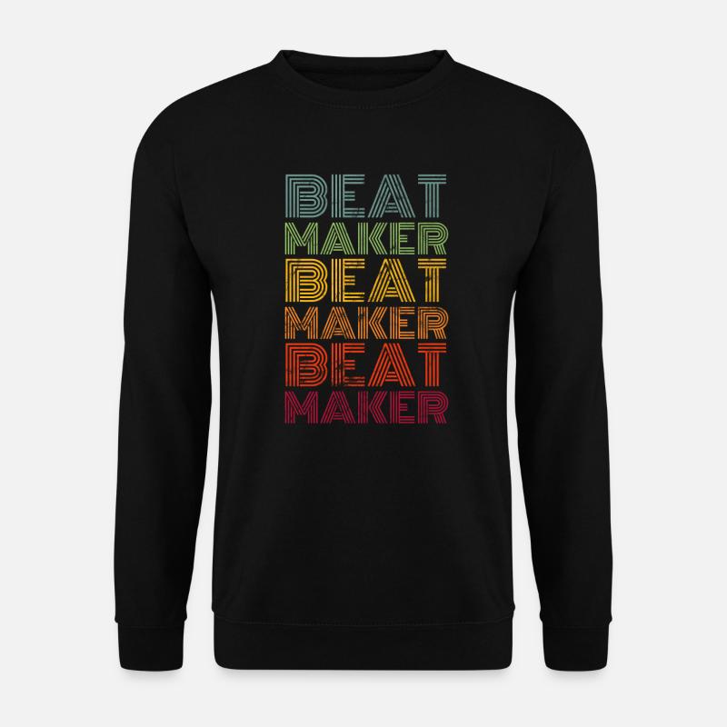 Beat Maker Retro - Unisex Sweatshirt - black