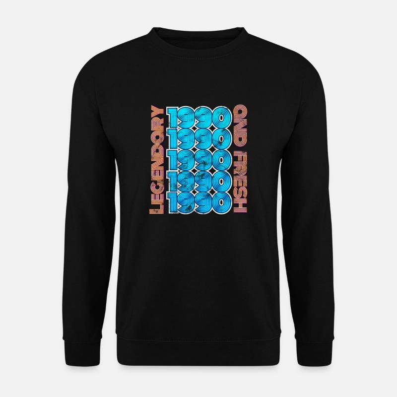1990 birthday gift - Unisex Sweatshirt - black