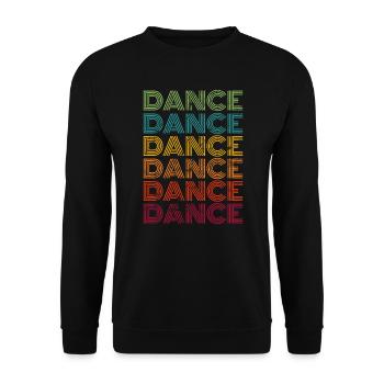 Dance Vintage - Unisex Pullover - Schwarz - Vorne - Alina (178cm) & Michal (187cm)