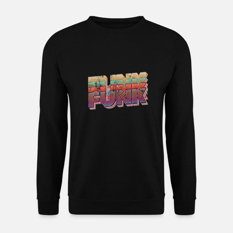 Funk Retro DJ Musik - Unisex Pullover - Schwarz