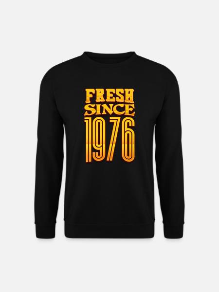 1976 Geburtsjahr Vintage - Unisex Pullover - Schwarz