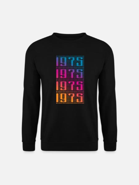 1975 Birthday - Unisex Pullover - Schwarz