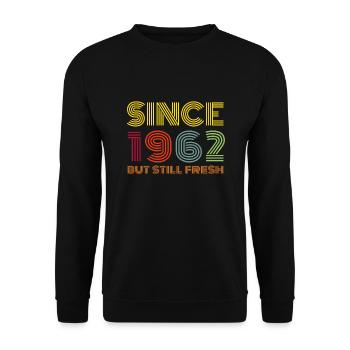 Vintage (1962) - Unisex Sweatshirt - black - Front - Alina (178cm) & Michal (187cm)