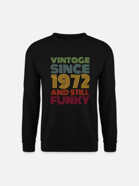 1972 vintage - Unisex Sweatshirt - black