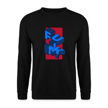 Musique funk funk - Sweat-shirt Unisexe - noir - Devant - Alina (178cm) & Michal (187cm)