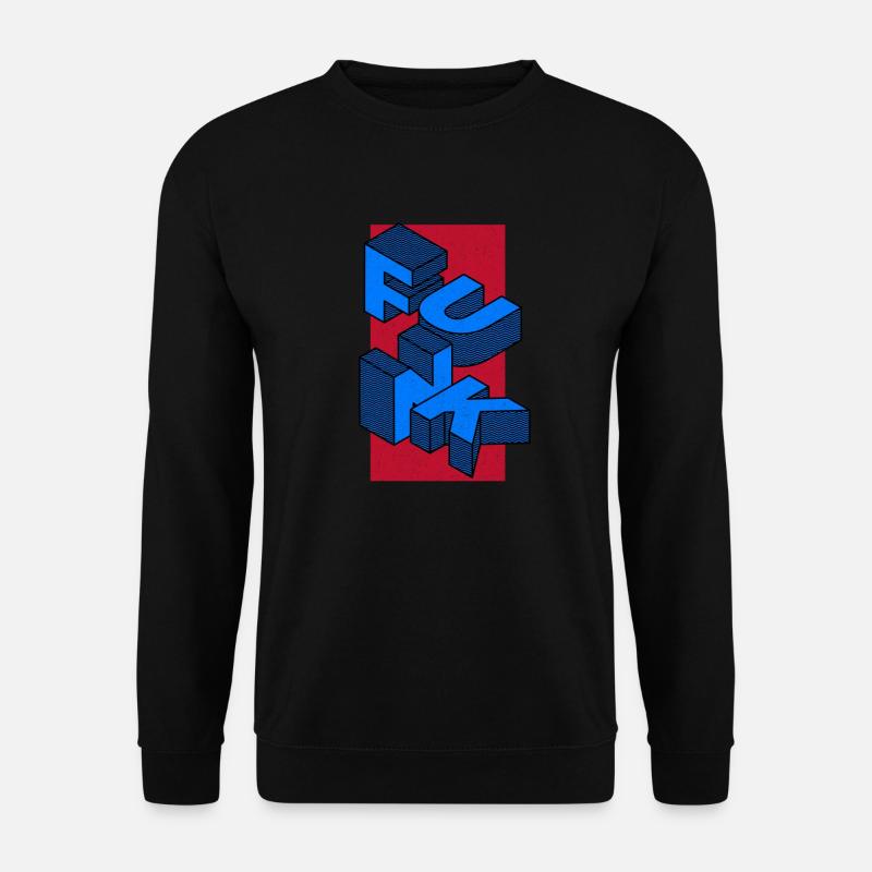Funky Funk Musik - Unisex Pullover - Schwarz