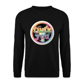 Funk You Vinyl - Sweat-shirt Unisexe - noir - Devant - Alina (178cm) & Michal (187cm)