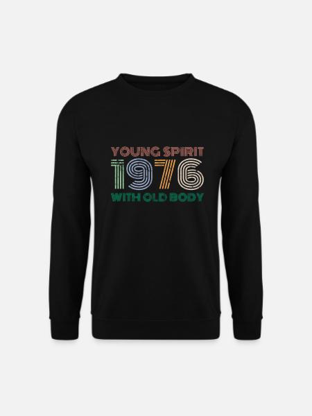 1976 retro - Unisex Sweatshirt - black