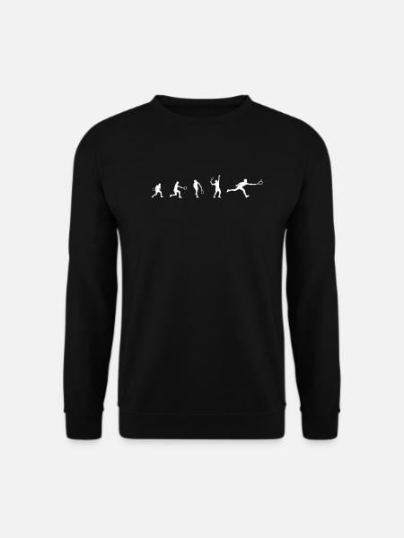 L’évolution du tennis | Joueur de tennis - Sweat-shirt Unisexe - noir