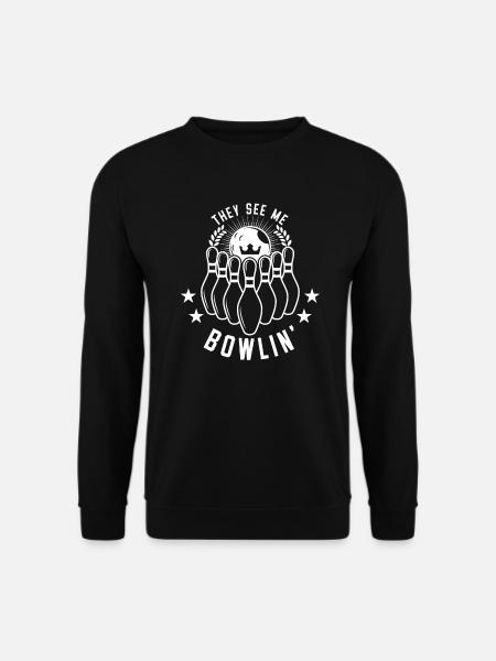 Bowler Bowler me voir bowlin - Sweat-shirt Unisexe - noir