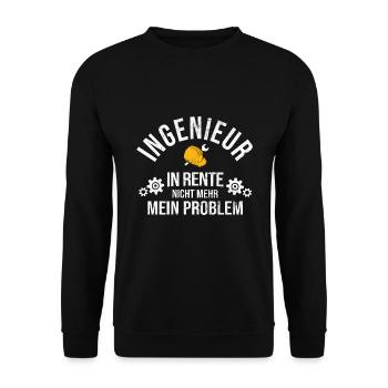 Ingenieur Student - Unisex Pullover - Schwarz - Vorne - Alina (178cm) & Michal (187cm)