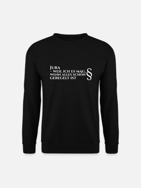 Jura – Alles schön geregelt! - Unisex Pullover - Schwarz