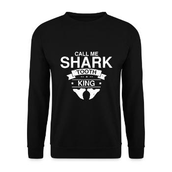 Fossil Archäologie Design Fossilien Fossiljäger - Unisex Pullover - Schwarz - Vorne - Alina (178cm) & Michal (187cm)