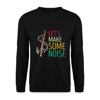 Conception d’instruments à vent bassoniste pour bassoniste - Sweat-shirt Unisexe - noir - Devant - Alina (178cm) & Michal (187cm)