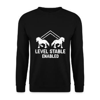 Conception Clydesdale pour clydesdale Riders - Sweat-shirt Unisexe - noir - Devant - Alina (178cm) & Michal (187cm)