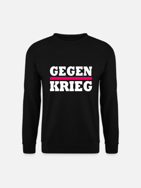 Gegen krieg - Unisex Pullover - Schwarz
