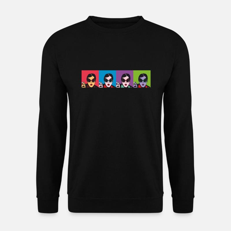 Glamour-Rebel - Unisex Pullover - Schwarz