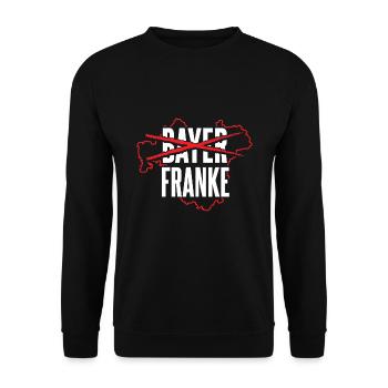 Franken Fränkisch - Unisex Pullover - Schwarz - Vorne - Alina (178cm) & Michal (187cm)