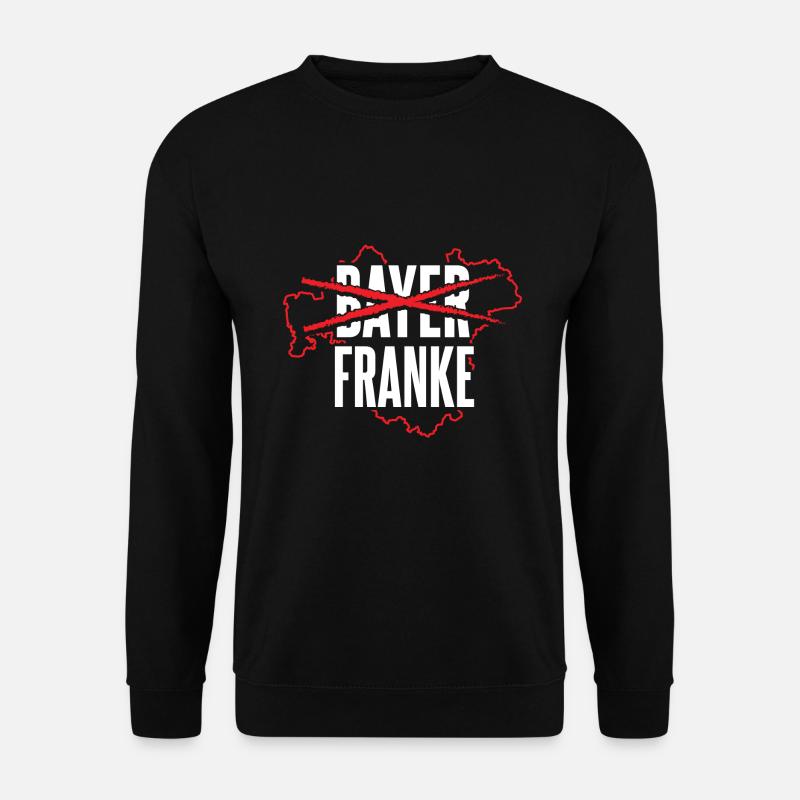 Franken Fränkisch - Unisex Pullover - Schwarz