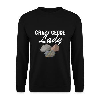 Recherche sur les roches et conception de roches à quartz - Sweat-shirt Unisexe - noir - Devant - Alina (178cm) & Michal (187cm)