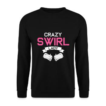 Homemade soap design for oil soap making - Unisex Sweatshirt - black - Front - Alina (178cm) & Michal (187cm)