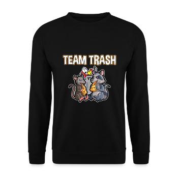 Conception d’opossum pour les amateurs d’opossum et d’opossum - Sweat-shirt Unisexe - noir - Devant - Alina (178cm) & Michal (187cm)
