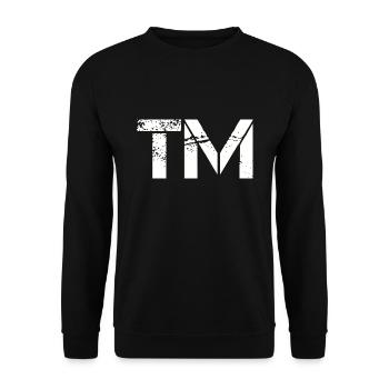 TM Gift Idea Marque de commerce Copyright Marque - Sweat-shirt Unisexe - noir - Devant - Alina (178cm) & Michal (187cm)