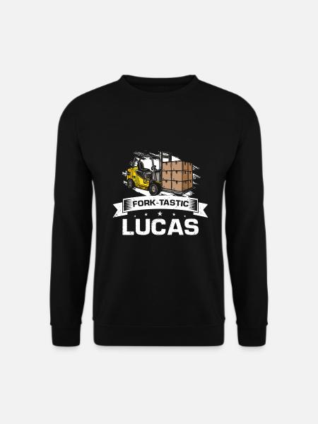 Lagerarbeiter für Staplerfahrer und Gabelstapler - Unisex Pullover - Schwarz