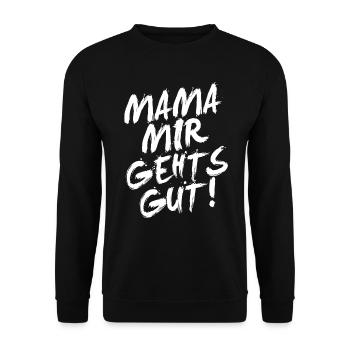 Malle - Unisex Pullover - Schwarz - Vorne - Alina (178cm) & Michal (187cm)