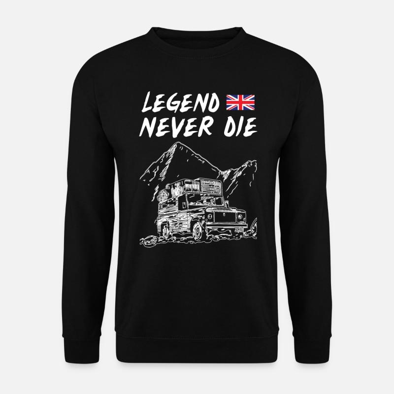 Landy Legend Never Die - Unisex Pullover - Schwarz
