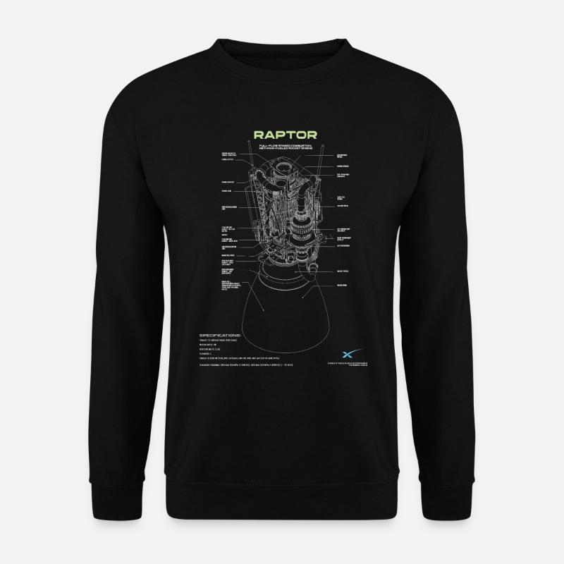 23F 0042 bk - Unisex Pullover - Schwarz
