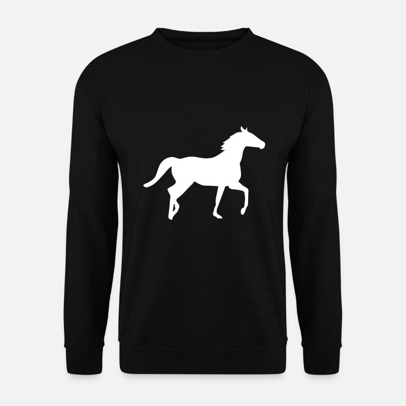 Pferde - Unisex Pullover - Schwarz