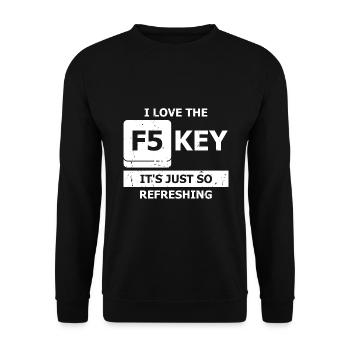 Conception de cybersécurité pour la sécurité informatique et les pirates informatiques - Sweat-shirt Unisexe - noir - Devant - Alina (178cm) & Michal (187cm)