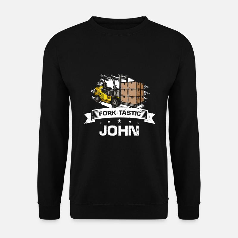 Gabelstaplerfahrer und Lagerhaus Gabestaplerfahrer - Unisex Pullover - Schwarz