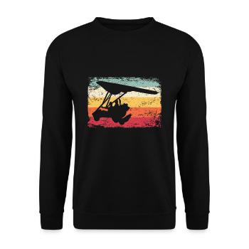Paratrike Moteur Deltaglider Deltatrike - Sweat-shirt Unisexe - noir - Devant - Alina (178cm) & Michal (187cm)