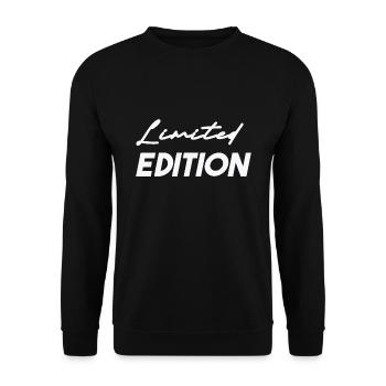 Edition limitée - idée cadeau cool - Sweat-shirt Unisexe - noir - Devant - Alina (178cm) & Michal (187cm)