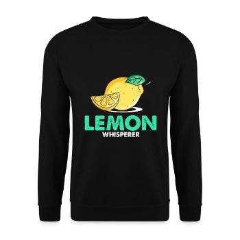 Limonade Limonade Limonade Limonade Stand Design - Sweat-shirt Unisexe - noir - Devant - Alina (178cm) & Michal (187cm)