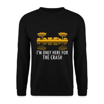 Safari Familienurlaub Design für Afrika Savanne - Unisex Pullover - Schwarz - Vorne - Alina (178cm) & Michal (187cm)