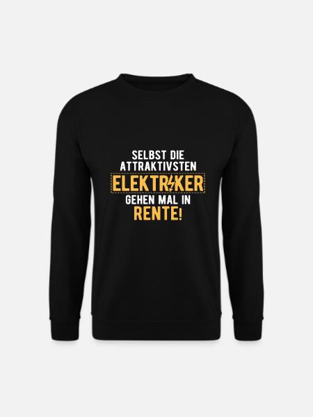 Elektriker Elektrik - Unisex Pullover - Schwarz