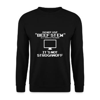 Conception de cybersécurité pour la sécurité informatique et les pirates informatiques - Sweat-shirt Unisexe - noir - Devant - Alina (178cm) & Michal (187cm)